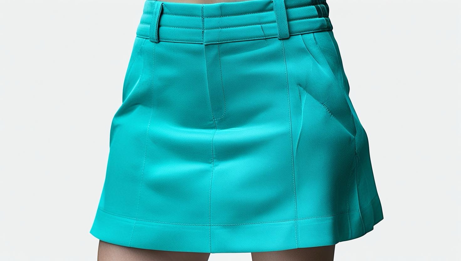 PGA Tour Turquoise Golf Skort