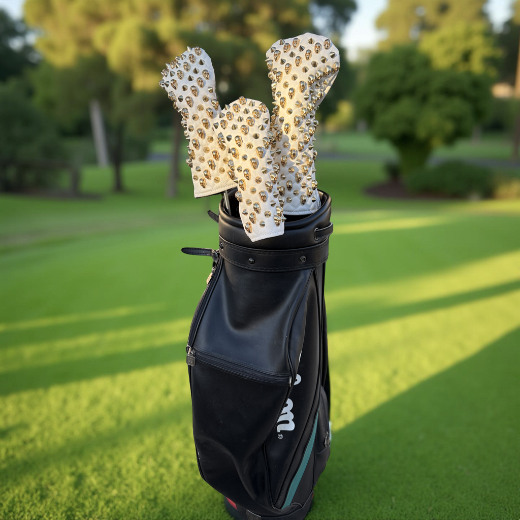 Valkyrie 3 Wood Headcover (White & Gold) - Image 4